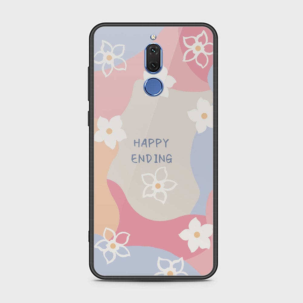 Huawei Mate 10 Lite Cover - Happy Series - HQ Ultra Shine Premium Infinity Glass Soft Silicon Borders Case