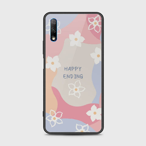 Honor 9X Cover - Happy Series - HQ Ultra Shine Premium Infinity Glass Soft Silicon Borders Case