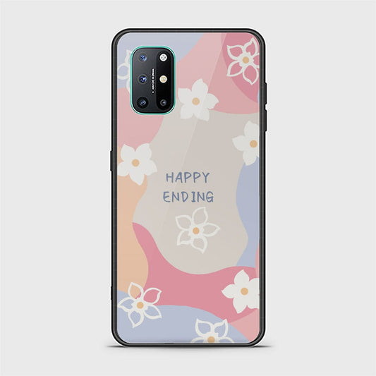 OnePlus 8T Cover - Happy Series - HQ Ultra Shine Premium Infinity Glass Soft Silicon Borders Case