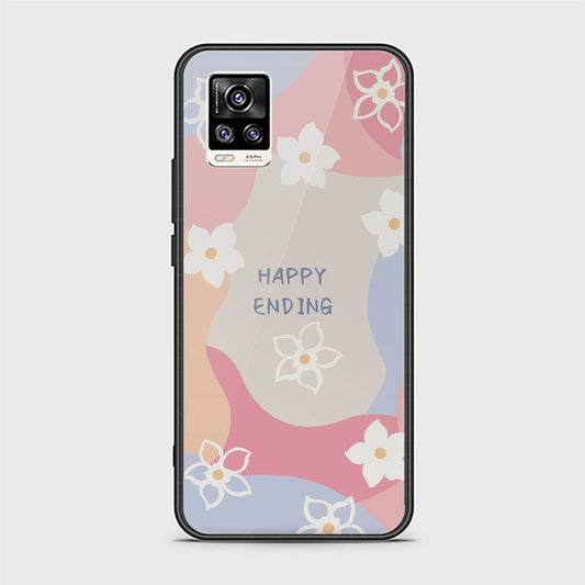 Vivo V20 Cover - Happy Series - HQ Ultra Shine Premium Infinity Glass Soft Silicon Borders Case