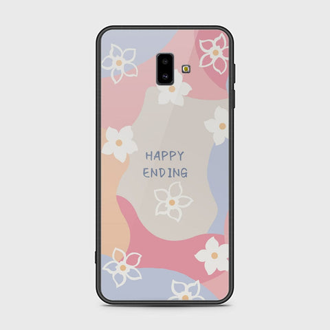 Samsung Galaxy J6 Plus 2018 Cover - Happy Series - HQ Ultra Shine Premium Infinity Glass Soft Silicon Borders Case