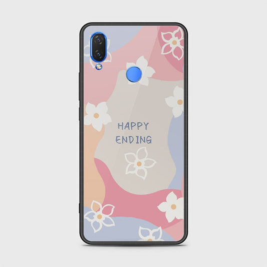 Huawei Nova 3i  Cover - Happy Series - HQ Ultra Shine Premium Infinity Glass Soft Silicon Borders Case