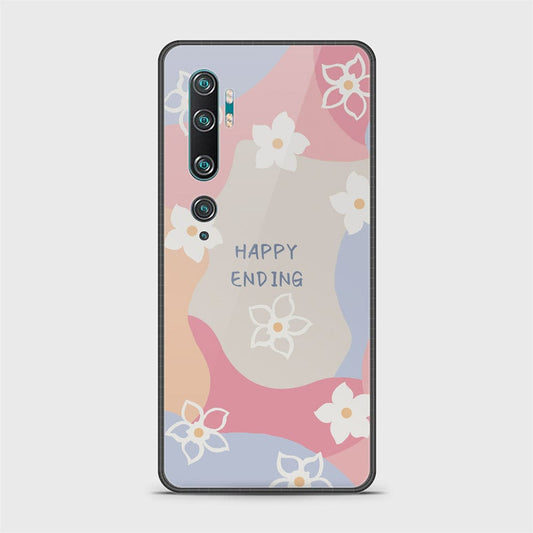 Xiaomi Mi CC9 Pro Cover - Happy Series - HQ Ultra Shine Premium Infinity Glass Soft Silicon Borders Case