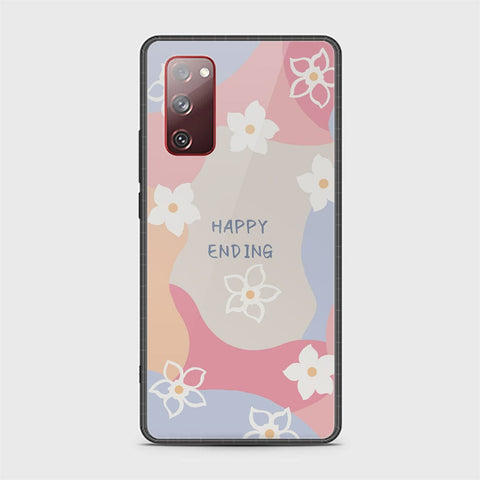 Samsung Galaxy S20 FE Cover - Happy Series - HQ Ultra Shine Premium Infinity Glass Soft Silicon Borders Case