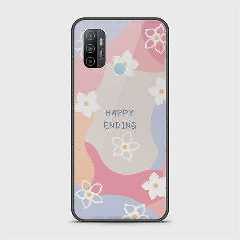 Oppo A53s Cover - Happy Series - HQ Ultra Shine Premium Infinity Glass Soft Silicon Borders Case