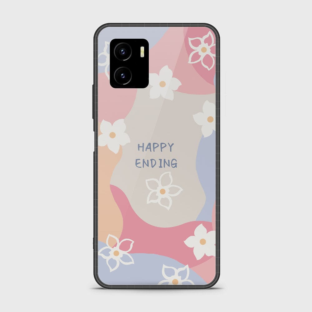 Vivo Y01 Cover - Happy Series - HQ Ultra Shine Premium Infinity Glass Soft Silicon Borders Case