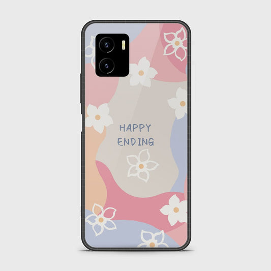 Vivo Y01 Cover - Happy Series - HQ Ultra Shine Premium Infinity Glass Soft Silicon Borders Case