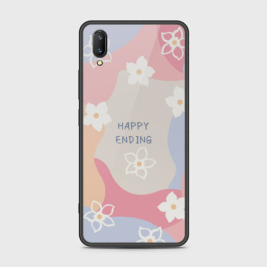 Vivo V11 Pro Cover - Happy Series - HQ Ultra Shine Premium Infinity Glass Soft Silicon Borders Case