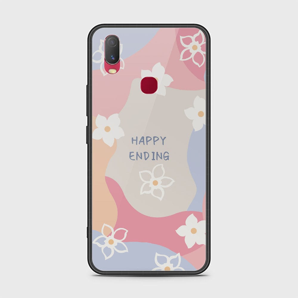 Vivo Y11 2019 Cover - Happy Series - HQ Ultra Shine Premium Infinity Glass Soft Silicon Borders Case