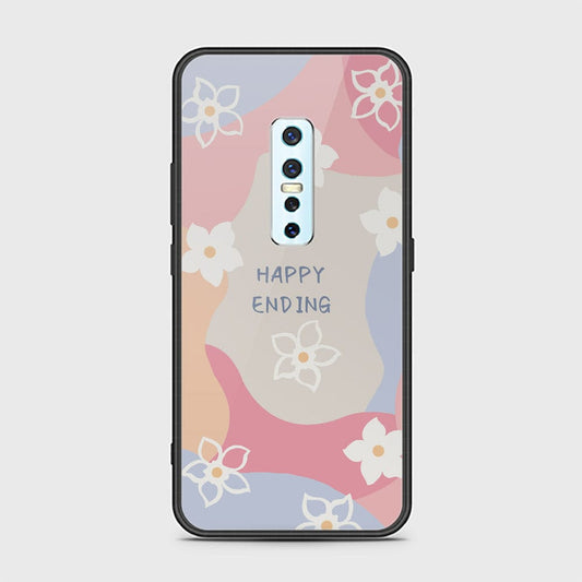 Vivo V17 Pro Cover - Happy Series - HQ Ultra Shine Premium Infinity Glass Soft Silicon Borders Case