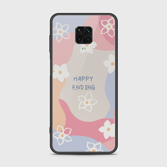 Xiaomi Redmi Note 9 Pro Cover - Happy Series - HQ Ultra Shine Premium Infinity Glass Soft Silicon Borders Case