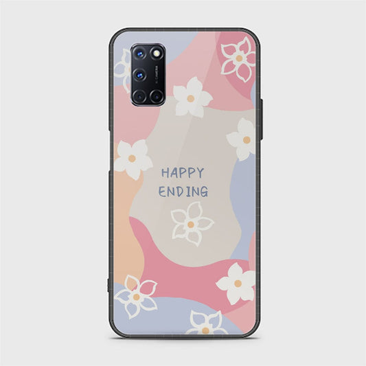 Oppo A72 Cover - Happy Series - HQ Ultra Shine Premium Infinity Glass Soft Silicon Borders Case