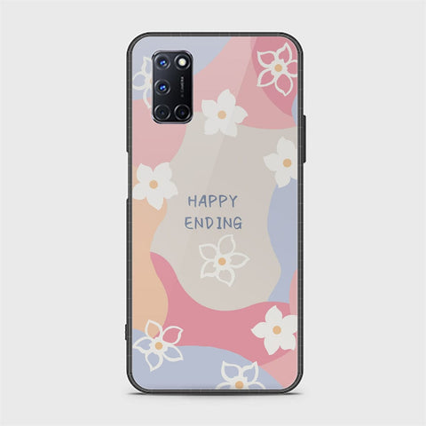 Oppo A72 Cover - Happy Series - HQ Ultra Shine Premium Infinity Glass Soft Silicon Borders Case