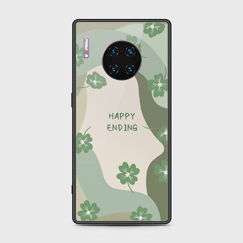 Huawei Mate 30 Pro Cover - Happy Series - HQ Ultra Shine Premium Infinity Glass Soft Silicon Borders Case