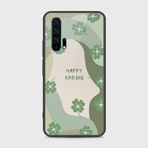 Honor 20 Pro Cover - Happy Series - HQ Ultra Shine Premium Infinity Glass Soft Silicon Borders Case