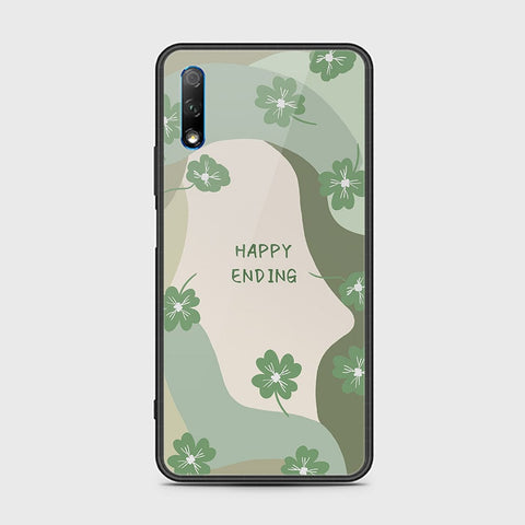 Honor 9X Cover - Happy Series - HQ Ultra Shine Premium Infinity Glass Soft Silicon Borders Case