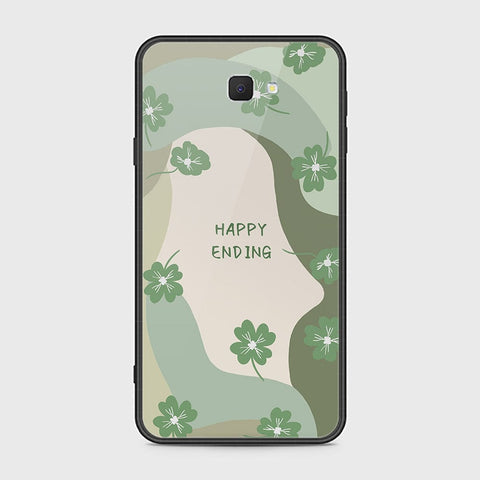 Samsung Galaxy J7 Prime Cover - Happy Series - HQ Ultra Shine Premium Infinity Glass Soft Silicon Borders Case