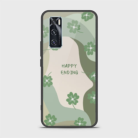 Vivo V20 SE Cover - Happy Series - HQ Ultra Shine Premium Infinity Glass Soft Silicon Borders Case