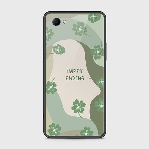 Oppo A3 Cover - Happy Series - HQ Ultra Shine Premium Infinity Glass Soft Silicon Borders Case