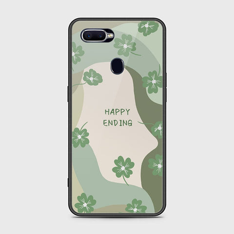 Oppo F9 / F9 Pro Cover - Happy Series - HQ Ultra Shine Premium Infinity Glass Soft Silicon Borders Case