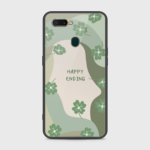 Oppo A12s Cover - Happy Series - HQ Ultra Shine Premium Infinity Glass Soft Silicon Borders Case