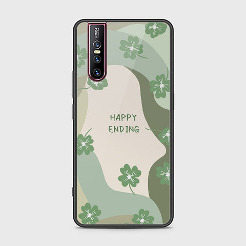 Vivo V15 Pro Cover - Happy Series - HQ Ultra Shine Premium Infinity Glass Soft Silicon Borders Case