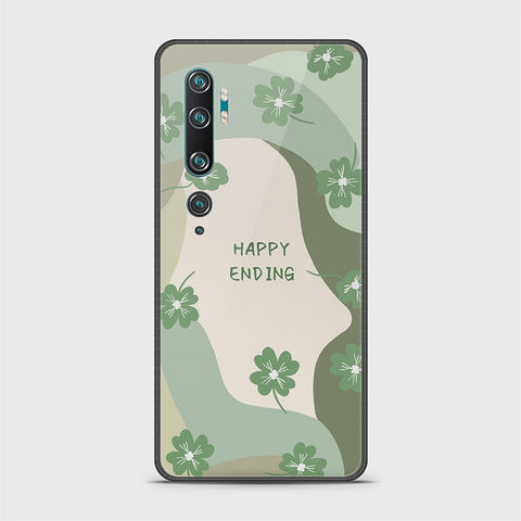 Xiaomi Mi CC9 Pro Cover - Happy Series - HQ Ultra Shine Premium Infinity Glass Soft Silicon Borders Case