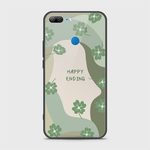 Huawei Honor 9 Lite Cover - Happy Series - HQ Ultra Shine Premium Infinity Glass Soft Silicon Borders Case