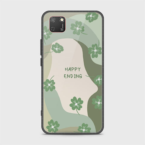 Huawei Y5p Cover - Happy Series - HQ Ultra Shine Premium Infinity Glass Soft Silicon Borders Case