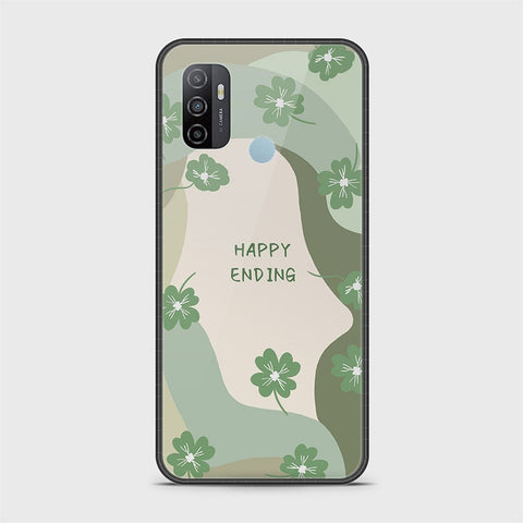 Oppo A53s Cover - Happy Series - HQ Ultra Shine Premium Infinity Glass Soft Silicon Borders Case