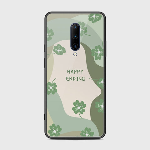 OnePlus 7 Pro Cover - Happy Series - HQ Ultra Shine Premium Infinity Glass Soft Silicon Borders Case