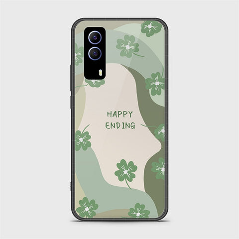 Vivo Y53s Cover - Happy Series - HQ Ultra Shine Premium Infinity Glass Soft Silicon Borders Case