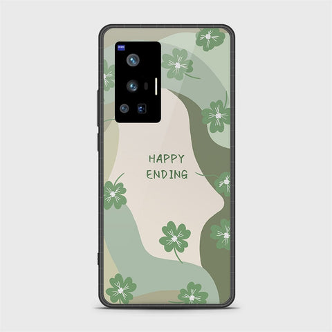 Vivo X70 Pro Cover - Happy Series - HQ Ultra Shine Premium Infinity Glass Soft Silicon Borders Case