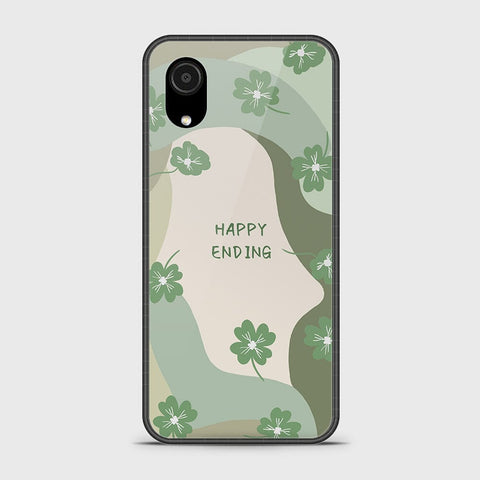 Samsung Galaxy A03 Core Cover - Happy Series - HQ Ultra Shine Premium Infinity Glass Soft Silicon Borders Case