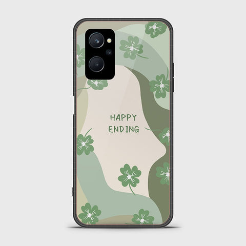 Realme 9i Cover - Happy Series - HQ Ultra Shine Premium Infinity Glass Soft Silicon Borders Case