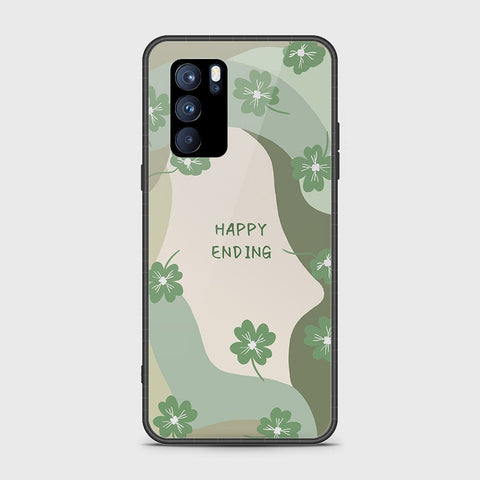 Oppo Reno 6 Pro 5G Cover - Happy Series - HQ Ultra Shine Premium Infinity Glass Soft Silicon Borders Case