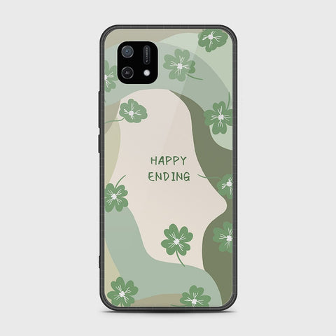 Oppo A16E Cover - Happy Series - HQ Ultra Shine Premium Infinity Glass Soft Silicon Borders Case