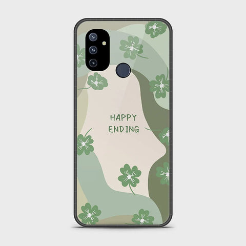 OnePlus Nord N100 Cover - Happy Series - HQ Ultra Shine Premium Infinity Glass Soft Silicon Borders Case