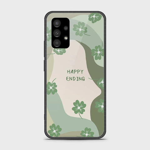 Samsung Galaxy A33 5G Cover - Happy Series - HQ Ultra Shine Premium Infinity Glass Soft Silicon Borders Case