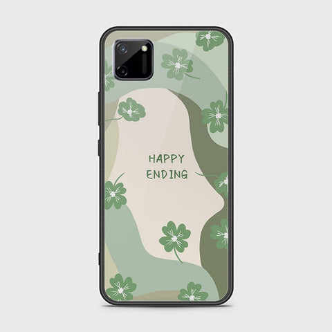 Realme C11 Cover - Happy Series - HQ Ultra Shine Premium Infinity Glass Soft Silicon Borders Case