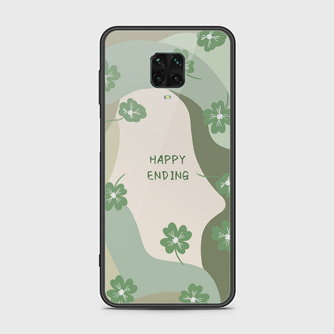 Xiaomi Redmi Note 9 Pro Cover - Happy Series - HQ Ultra Shine Premium Infinity Glass Soft Silicon Borders Case