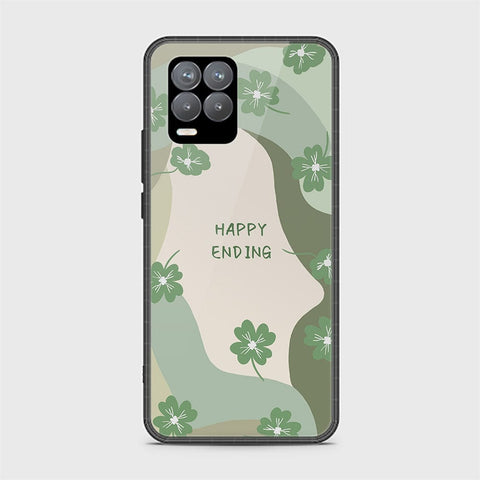 Realme 8 Pro Cover - Happy Series - HQ Ultra Shine Premium Infinity Glass Soft Silicon Borders Case