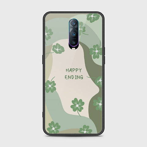 OPPO R17 Pro Cover - Happy Series - HQ Ultra Shine Premium Infinity Glass Soft Silicon Borders Case