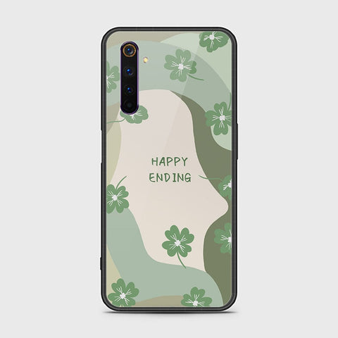 Realme 6 Pro Cover - Happy Series - HQ Ultra Shine Premium Infinity Glass Soft Silicon Borders Case
