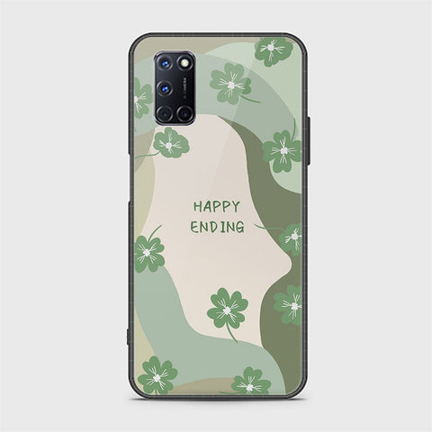 Oppo A72 Cover - Happy Series - HQ Ultra Shine Premium Infinity Glass Soft Silicon Borders Case