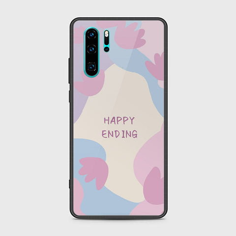 Huawei P30 Pro Cover - Happy Series - HQ Ultra Shine Premium Infinity Glass Soft Silicon Borders Case