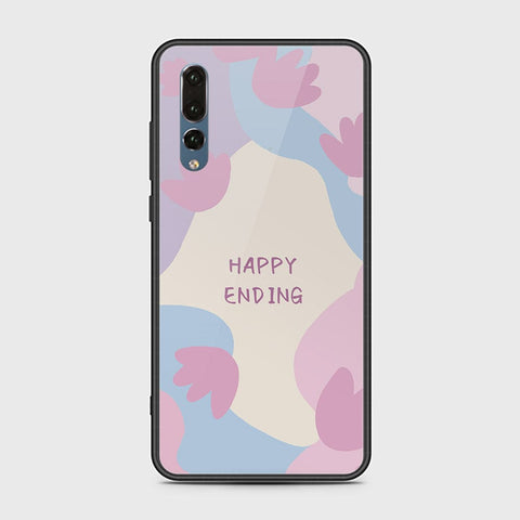 Huawei P20 Pro Cover - Happy Series - HQ Ultra Shine Premium Infinity Glass Soft Silicon Borders Case