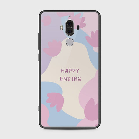 Huawei Mate 9 Cover - Happy Series - HQ Ultra Shine Premium Infinity Glass Soft Silicon Borders Case