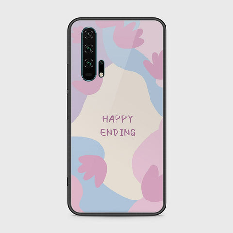 Honor 20 Pro Cover - Happy Series - HQ Ultra Shine Premium Infinity Glass Soft Silicon Borders Case