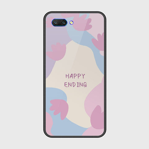 Huawei Honor 10 Cover - Happy Series - HQ Ultra Shine Premium Infinity Glass Soft Silicon Borders Case